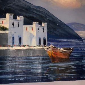 PAINTED IN GREECE | PAINTING OF GREEK ISLAND